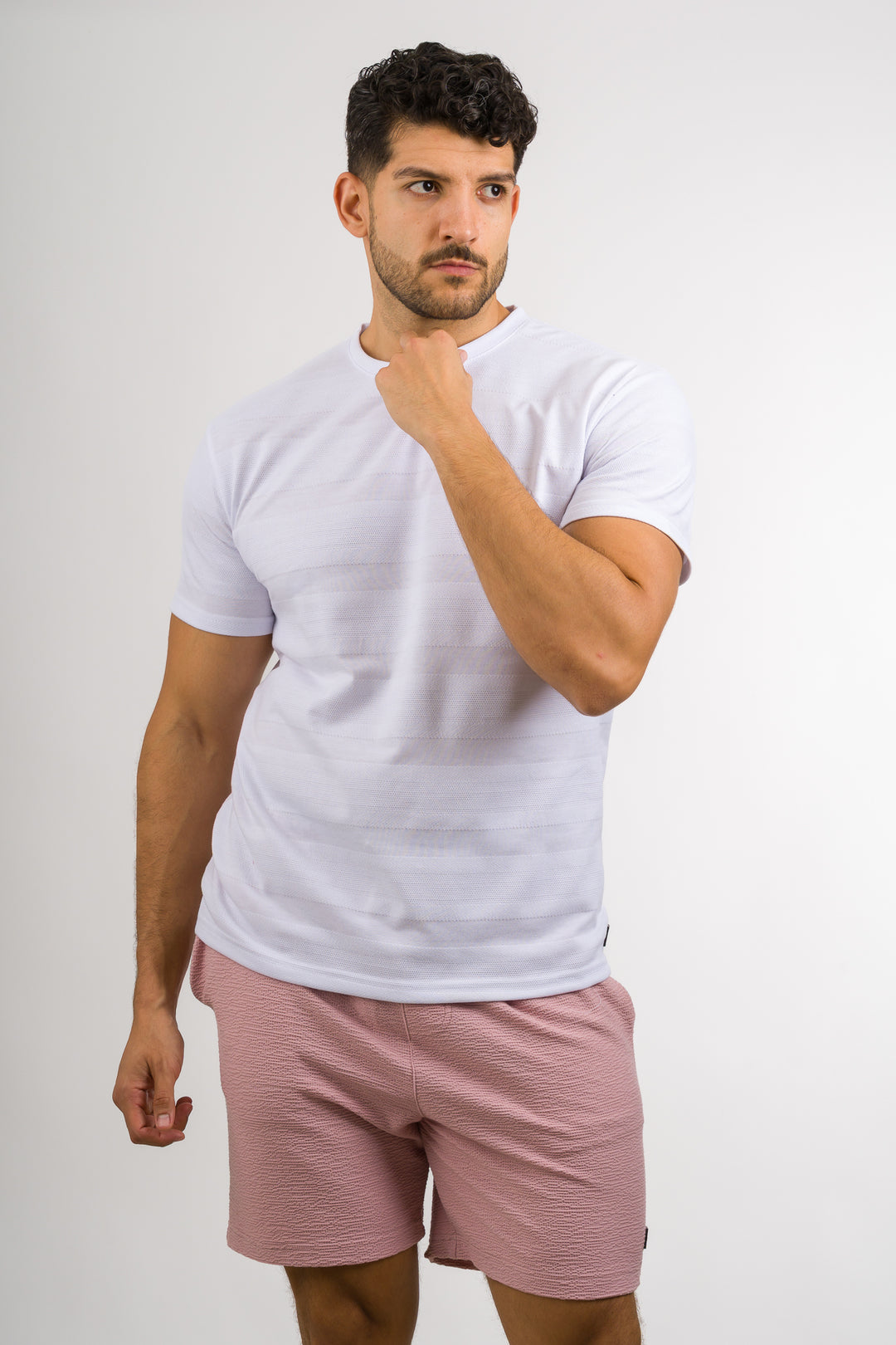 T-Shirt Text MG Blanco