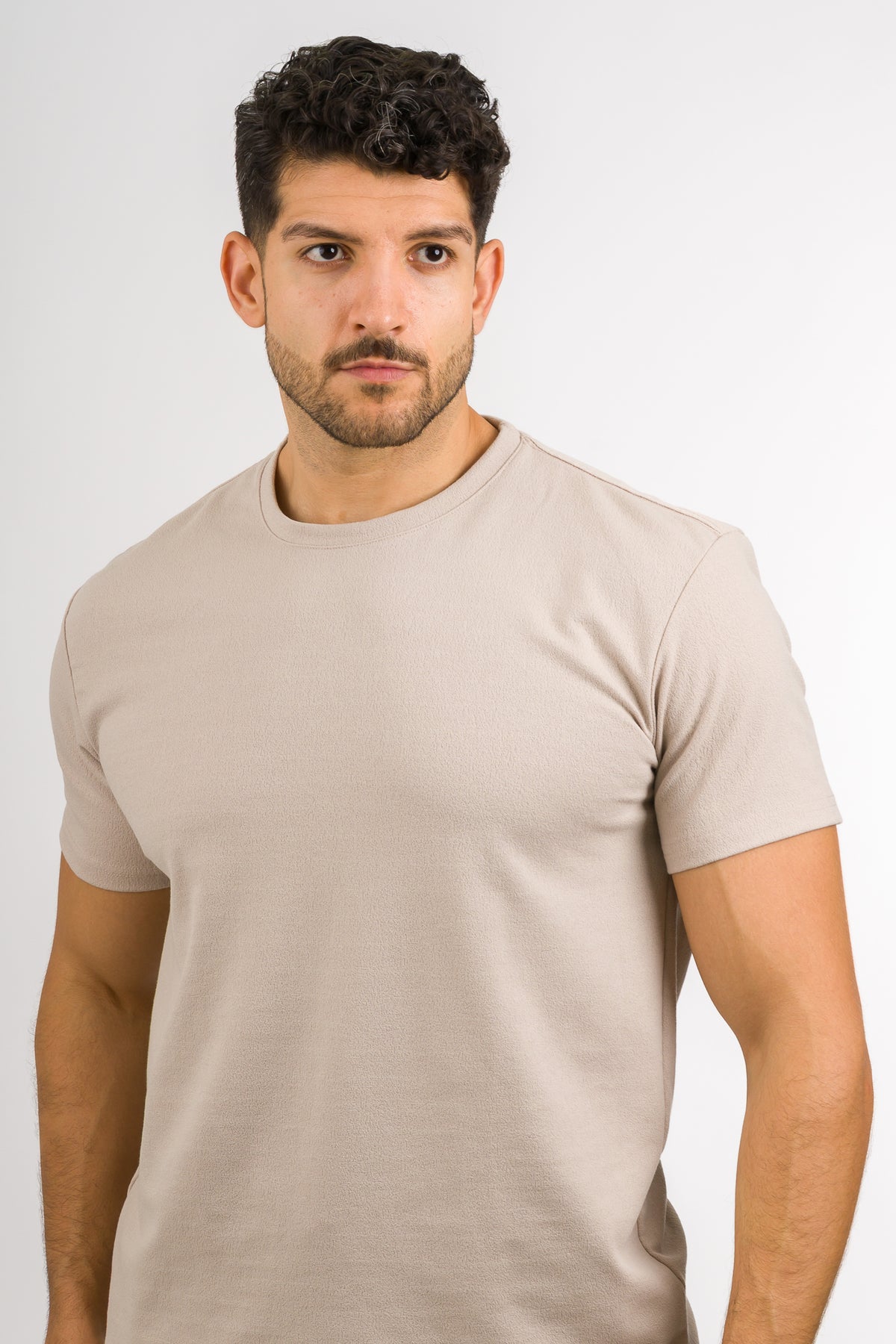 T-Shirt Text VT beige - Voszmen