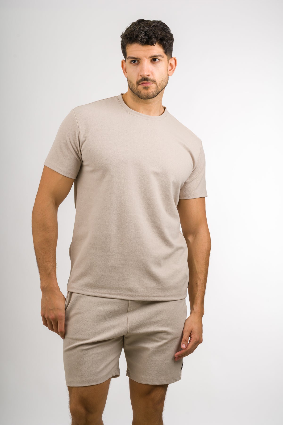 T-Shirt Text VT beige - Voszmen
