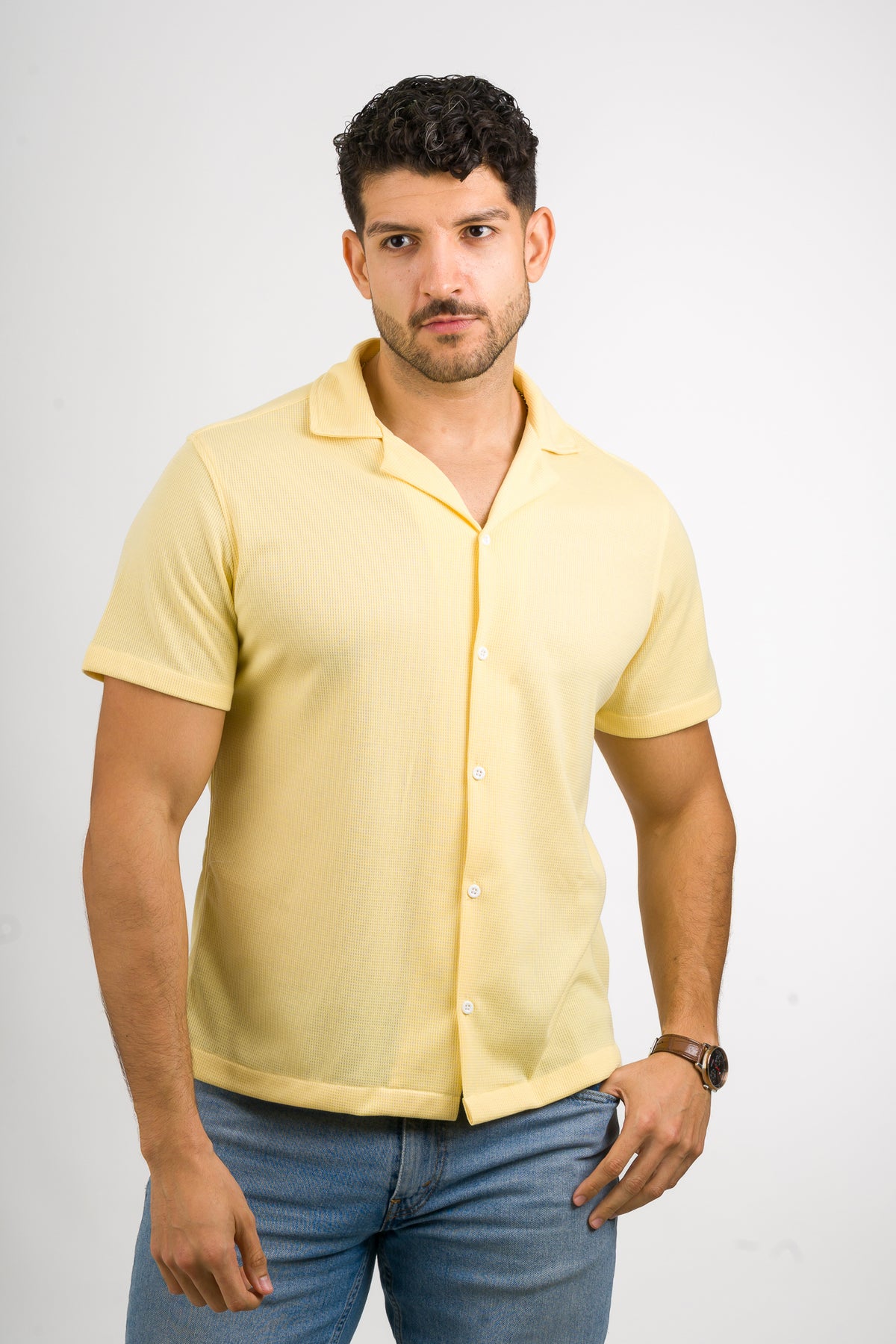 Camisa Text M Yellown - Voszmen