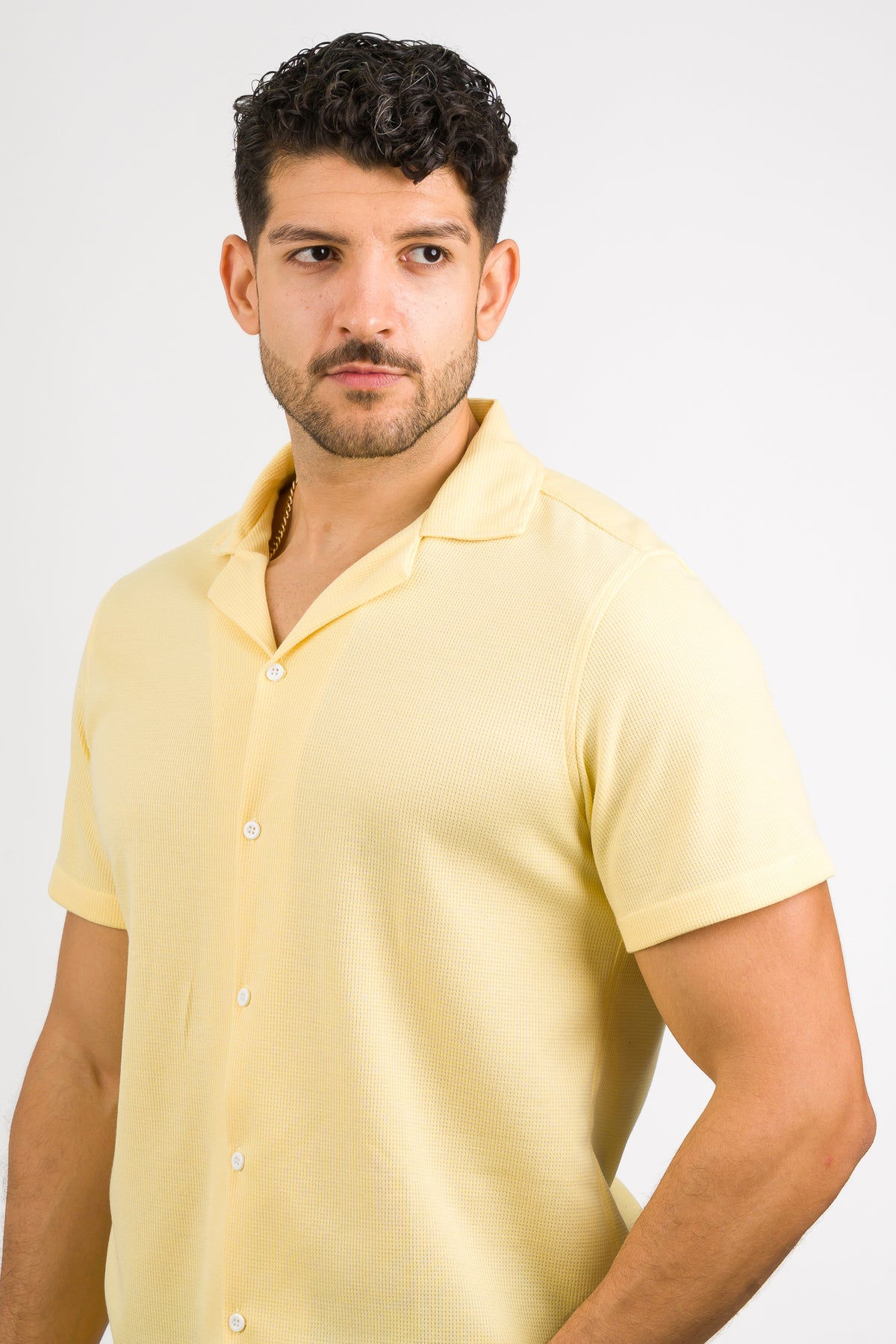 Camisa Text M Yellown - Voszmen