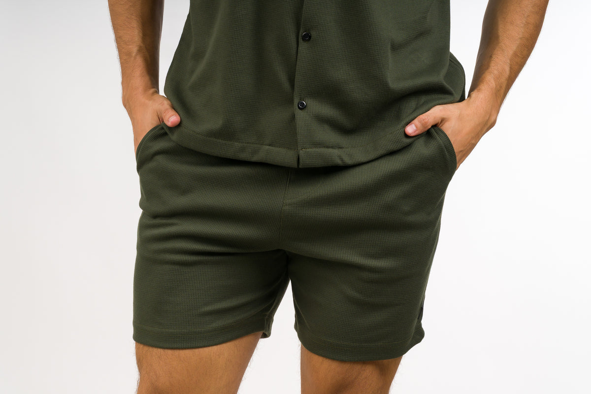 Pantaloneta Text M Verde Musgo - Voszmen