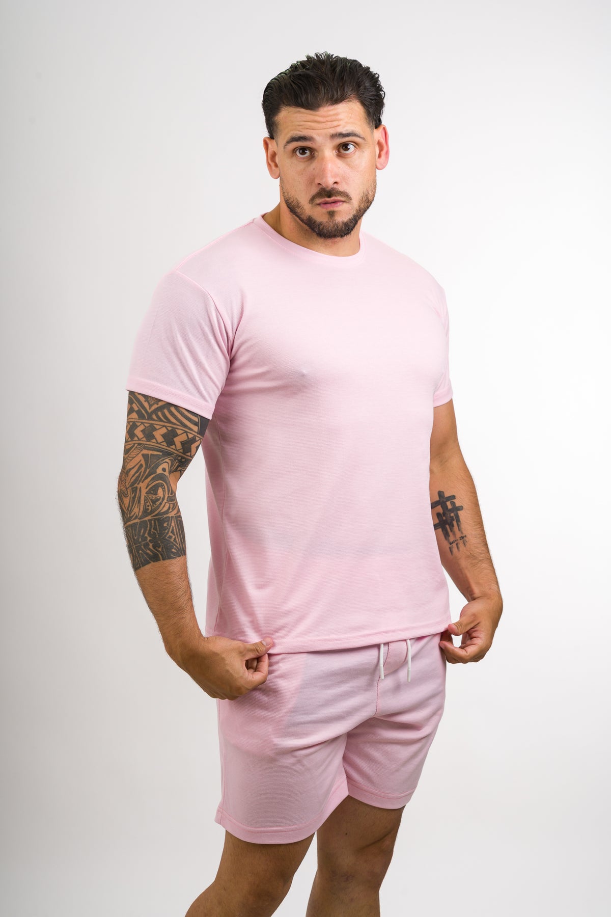 T-Shirt Text C Rosada - Voszmen