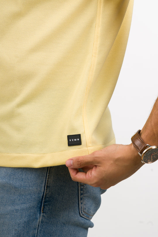 Camisa Text M Yellown
