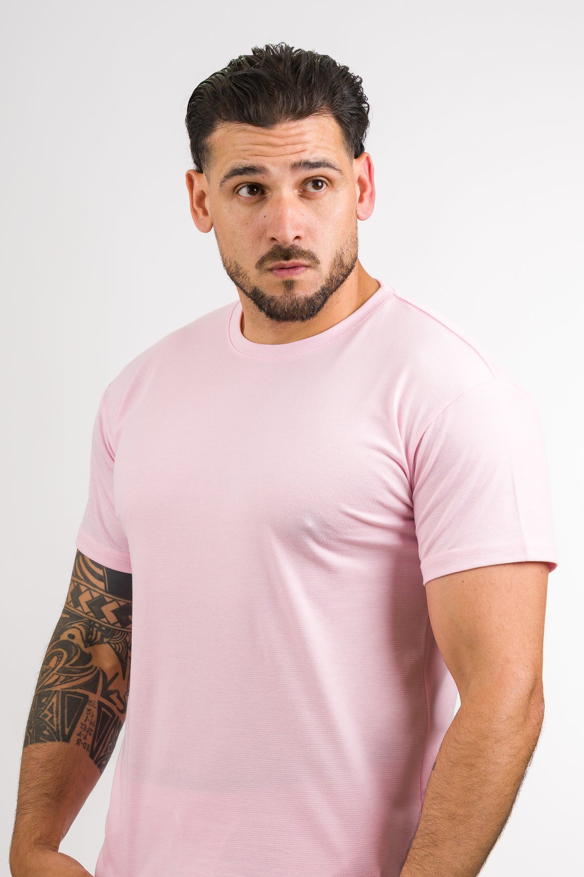 T-Shirt Text C Rosada - Voszmen