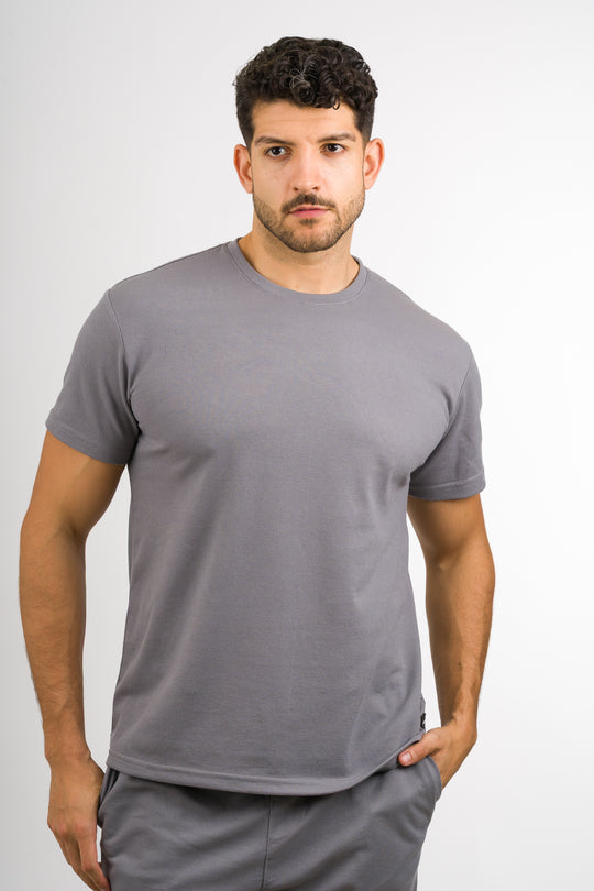 T-Shirt Text C gris