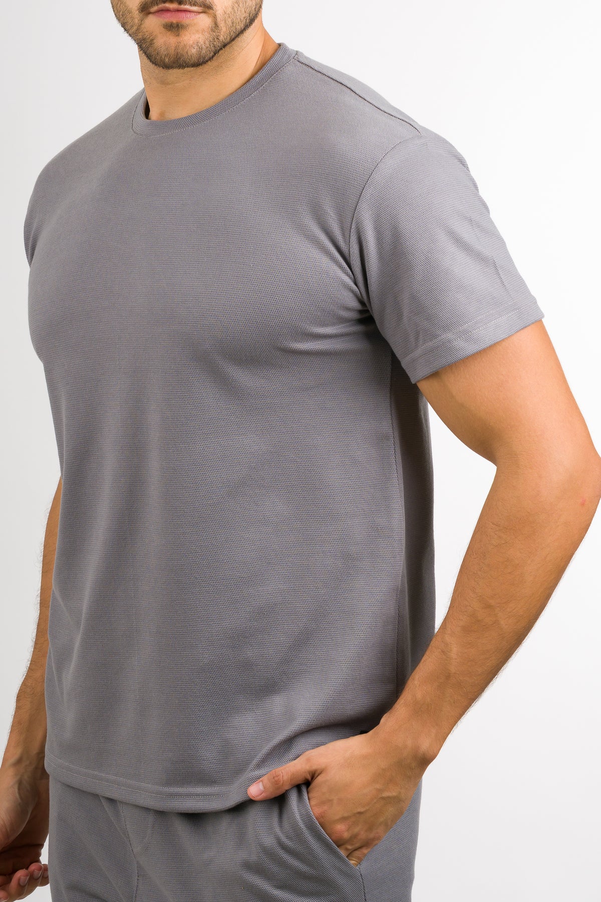 T-Shirt Text C gris - Voszmen