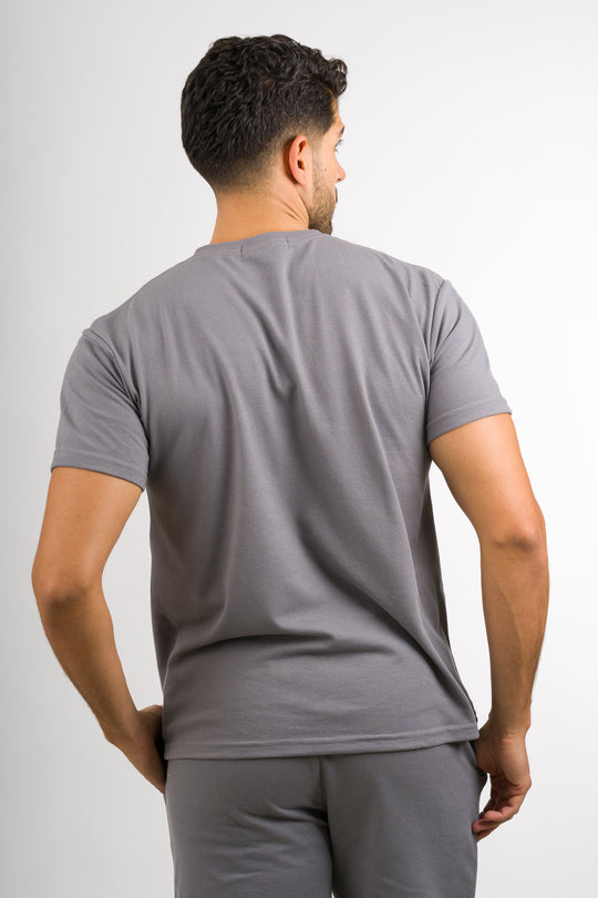 T-Shirt Text C gris