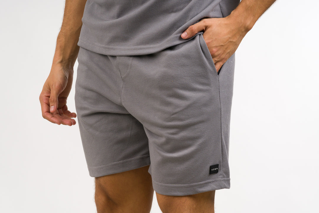 Pantaloneta Text C Gris
