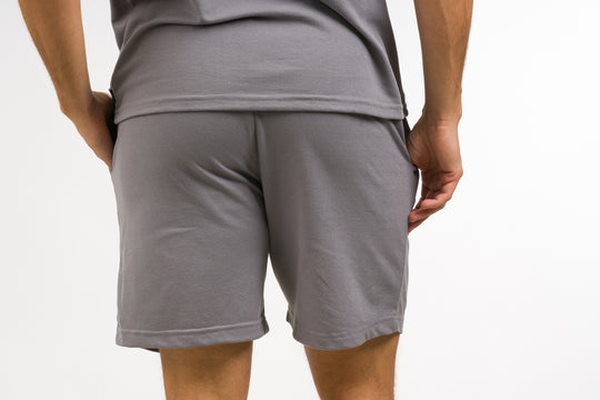 Pantaloneta Text C Gris
