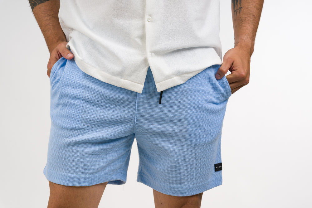 Pantaloneta Text N Celeste