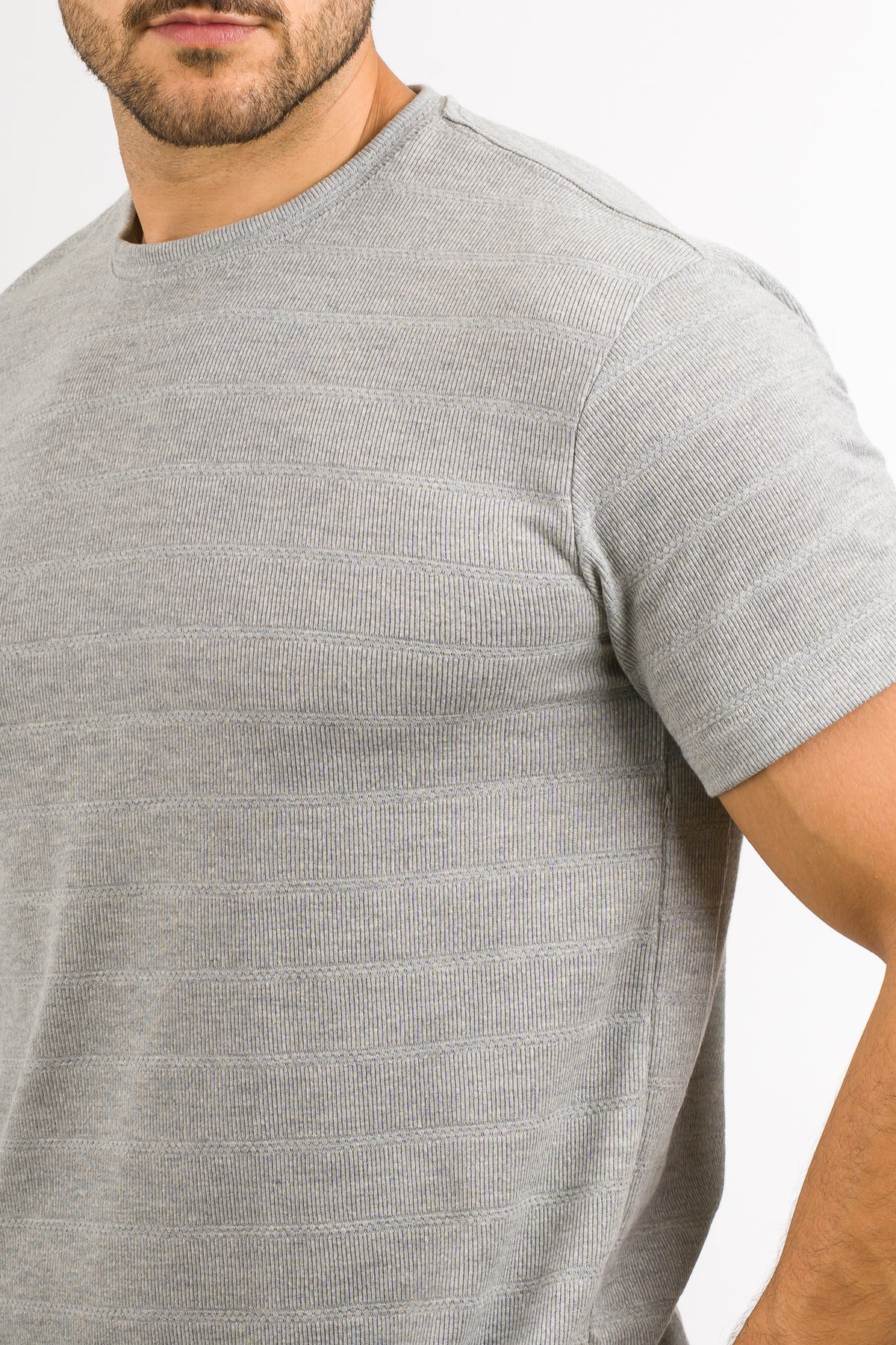 T-Shirt Text H Gris - Voszmen