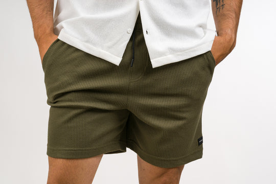Pantaloneta Text Q Verde Musgo