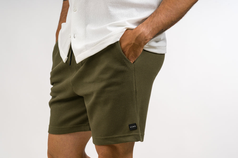 Pantaloneta Text Q Verde Musgo