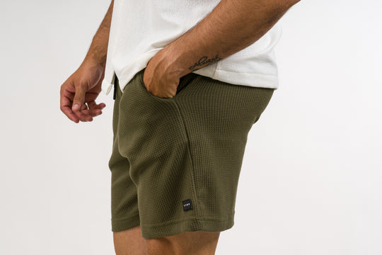 Pantaloneta Text Q Verde Musgo