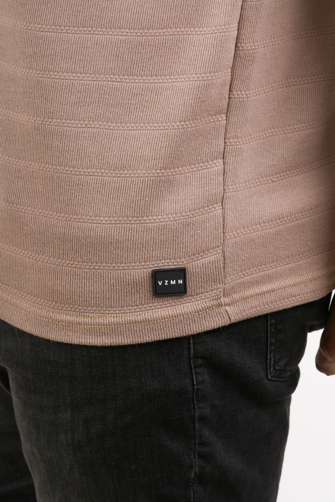 Camiseta ML Text H Café Claro