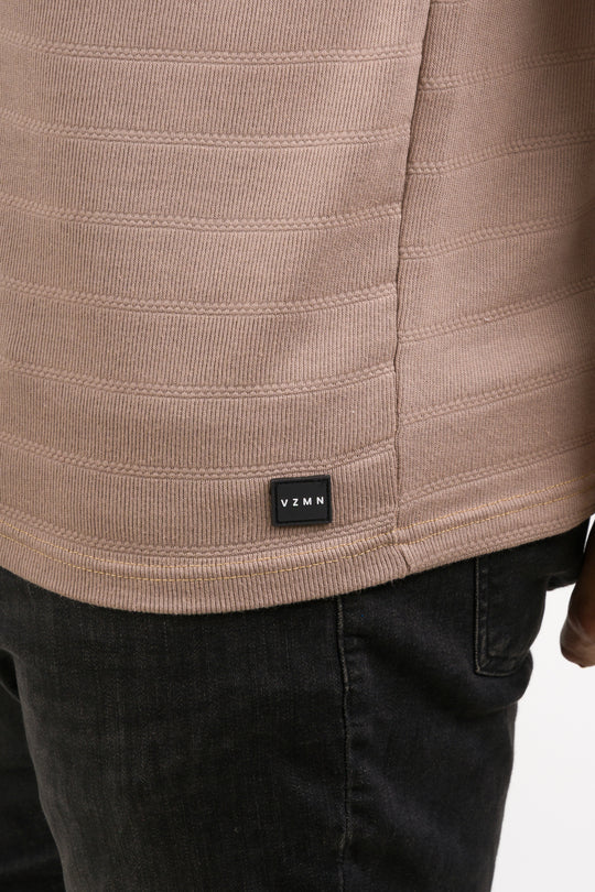 Camiseta ML Text H Café Claro