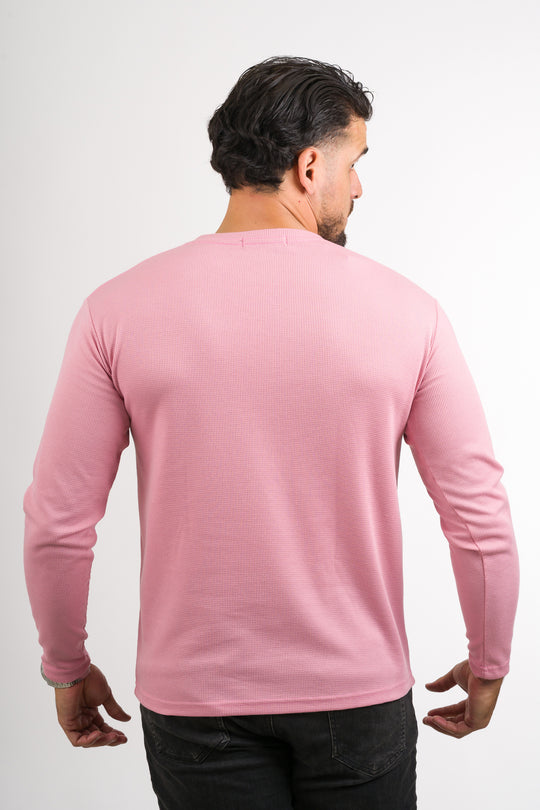 Camiseta ML Text M Palo Rosa