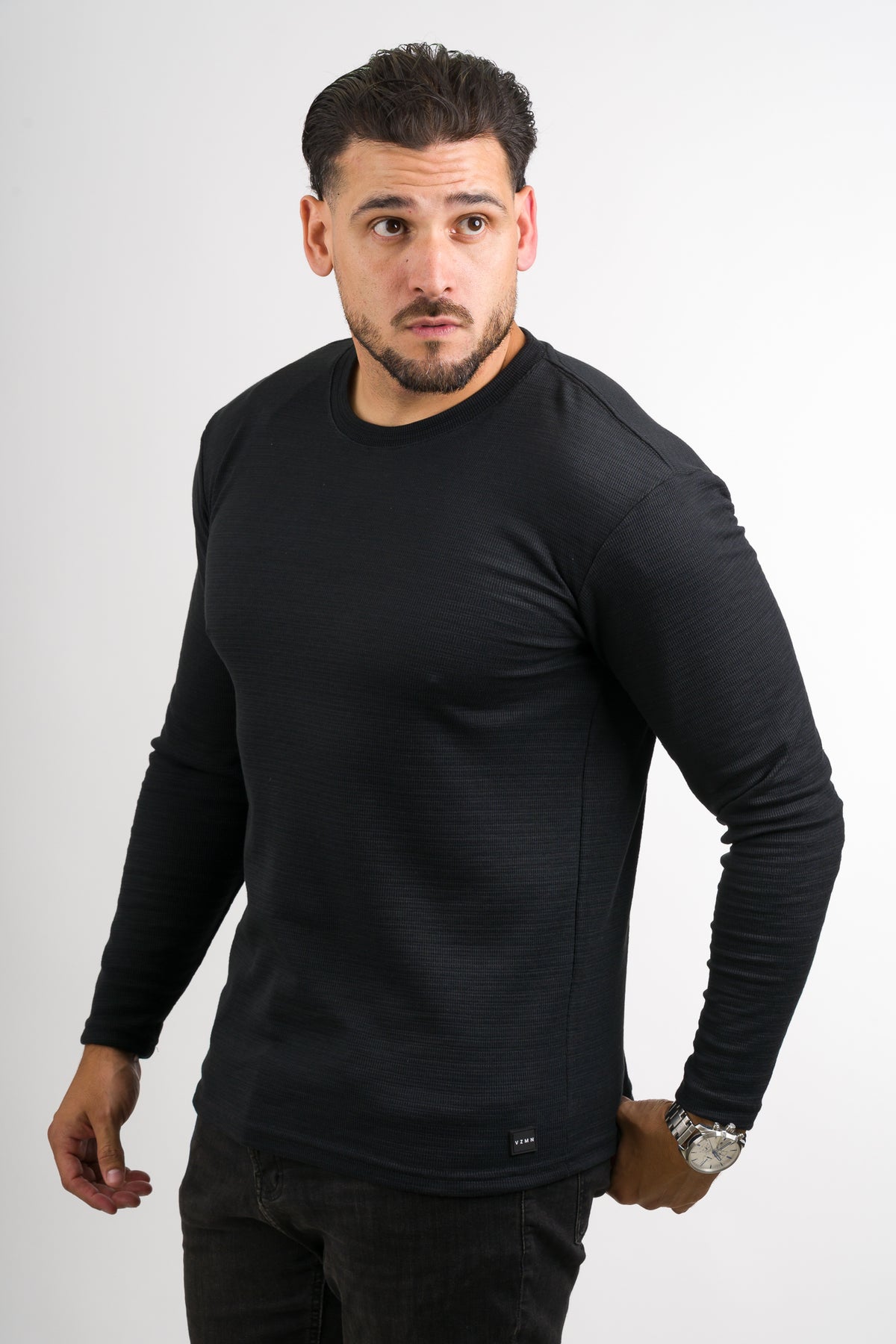 Camiseta ML Text N negro - Voszmen