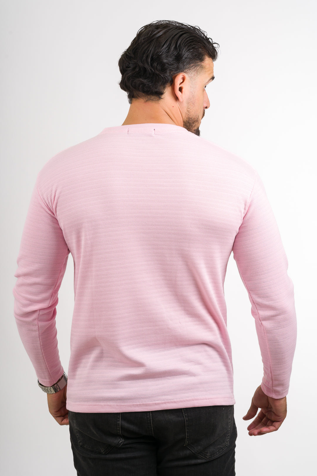 Camiseta ML Text N rosado