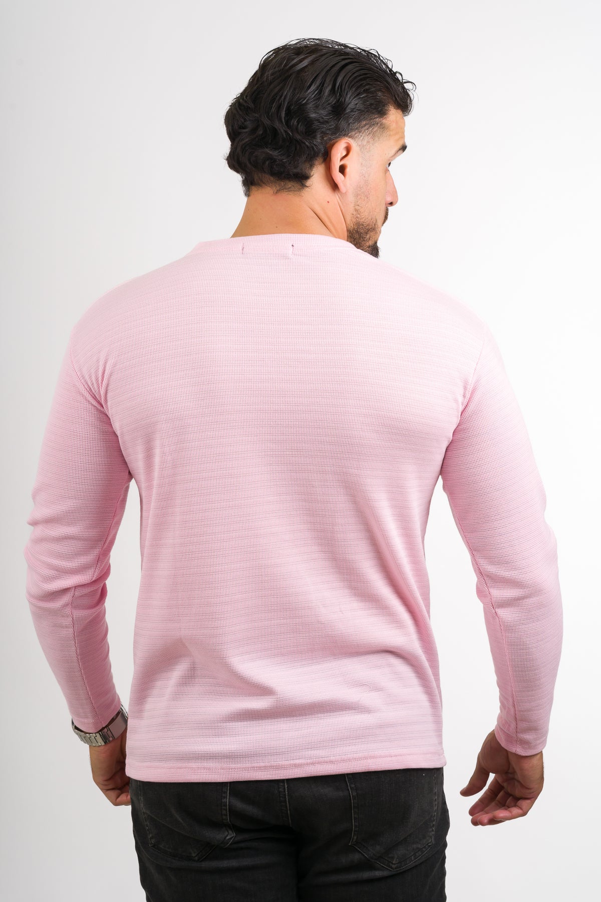 Camiseta ML Text N rosado - Voszmen