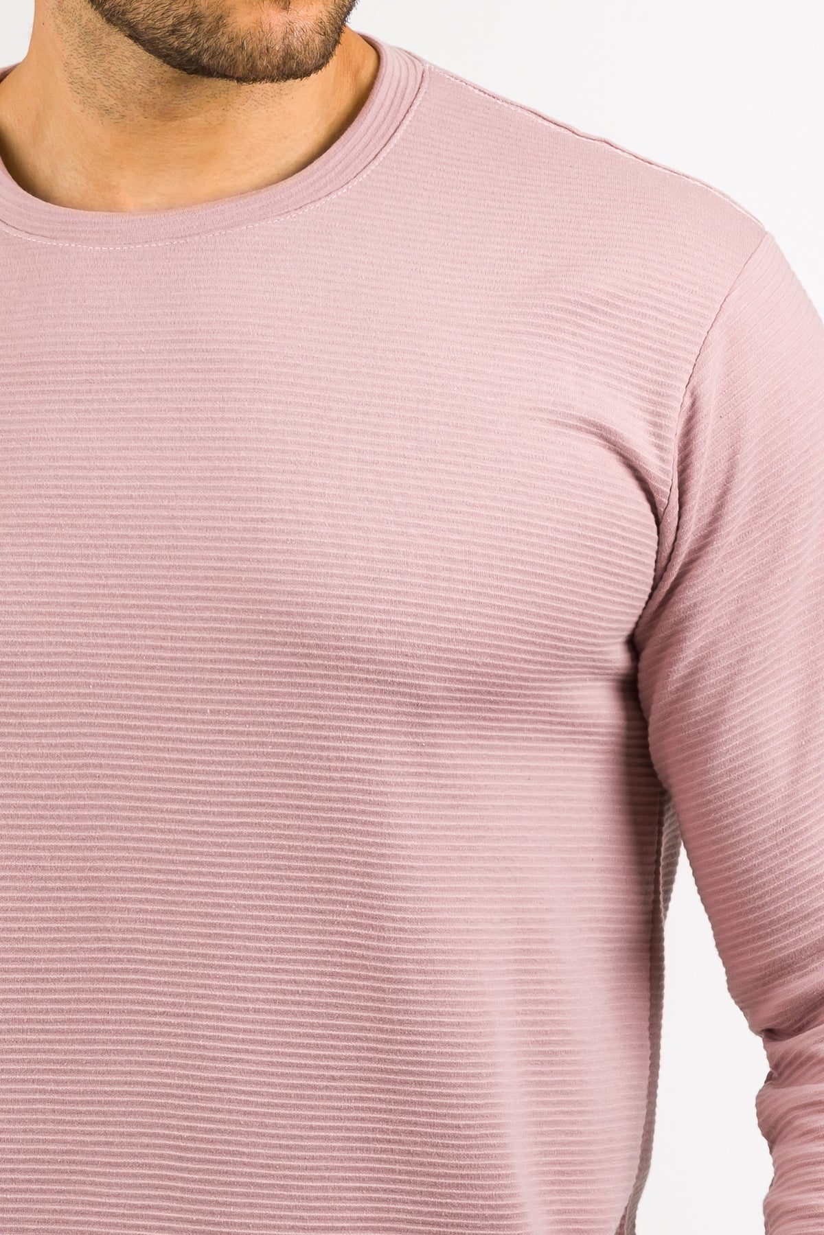 Camiseta ML Text B Palo Rosa - Voszmen