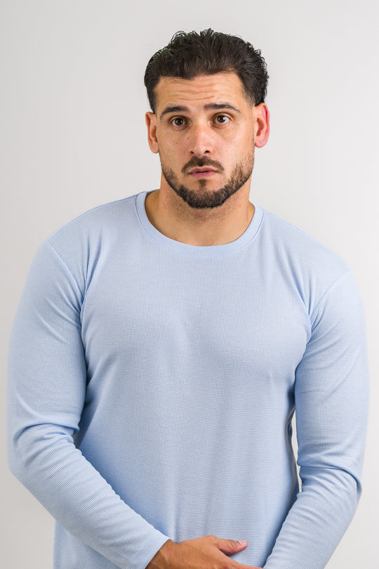 Camiseta ML Text M Celeste Claro