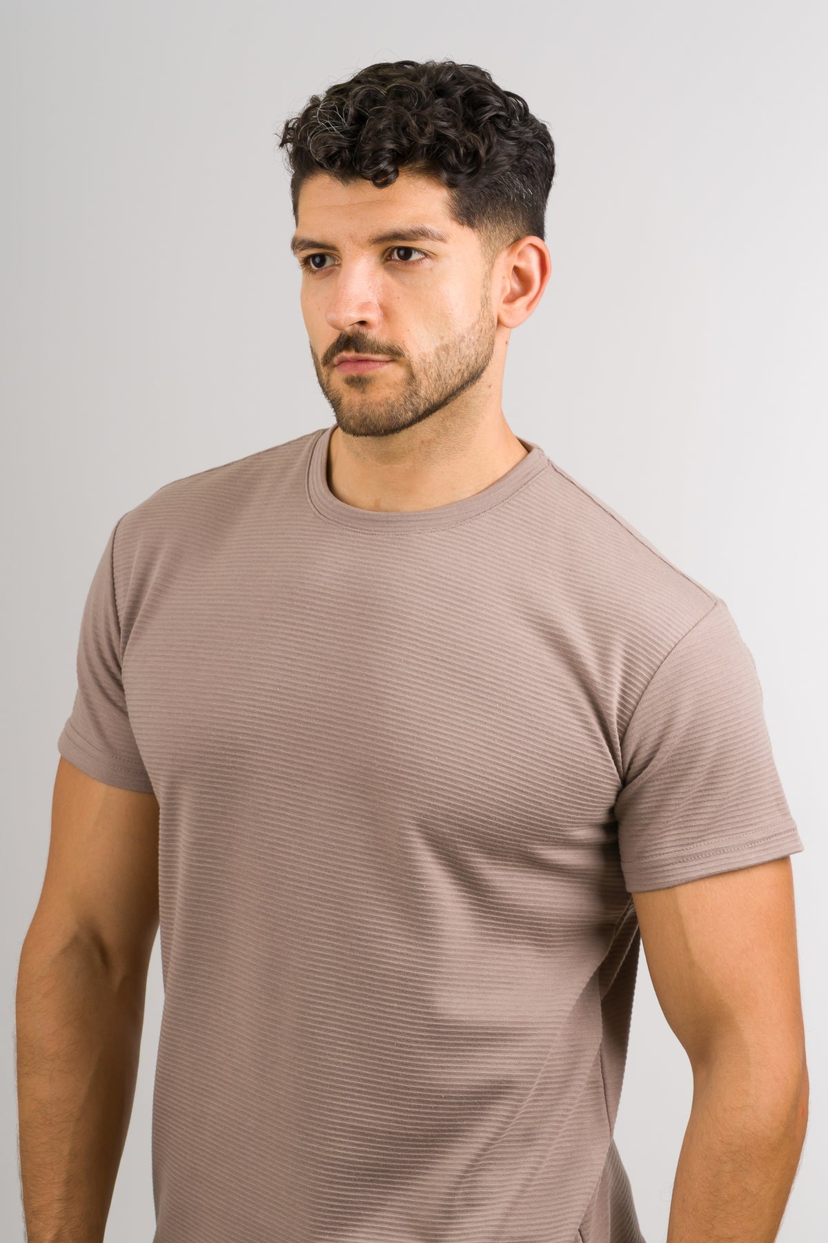 T-Shirt Text B café - Voszmen