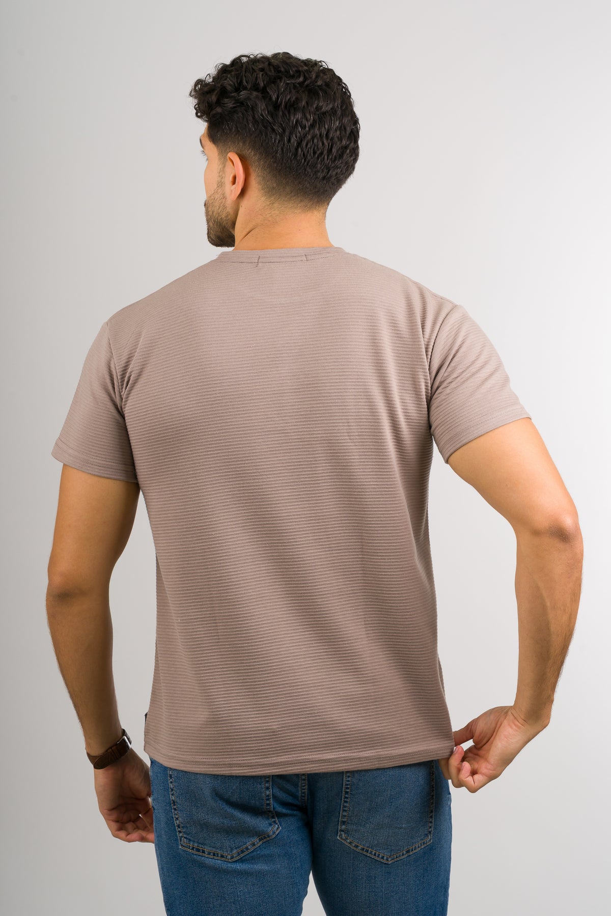 T-Shirt Text B café - Voszmen