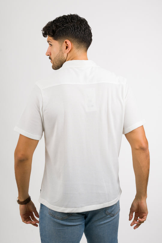 Camisa Text M Blanco
