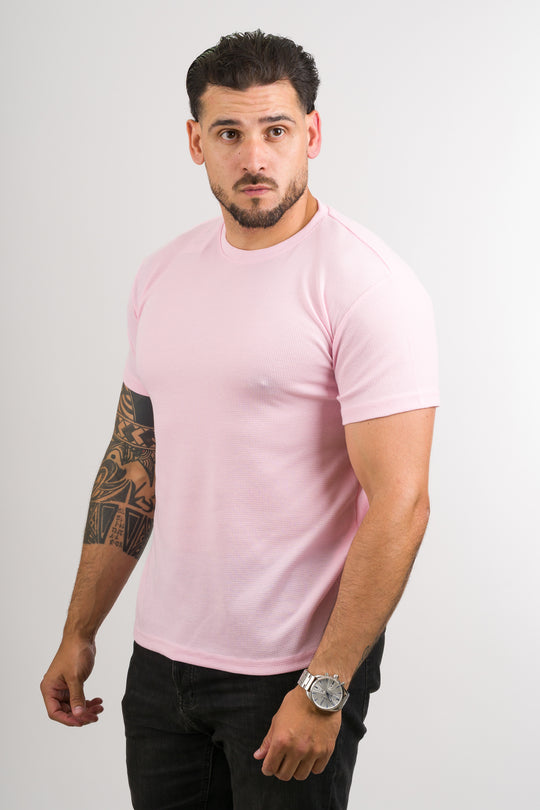 T-Shirt Text M Rosado