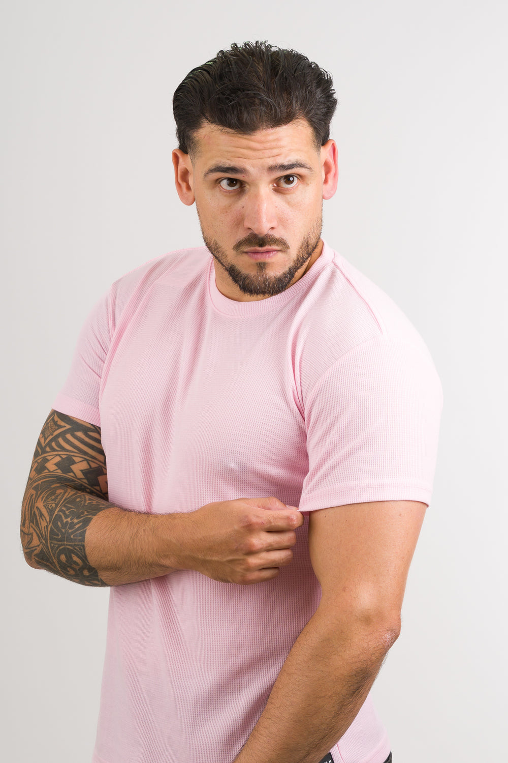 T-Shirt Text M Rosado