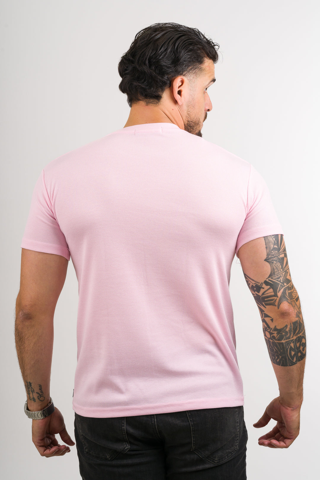 T-Shirt Text M Rosado