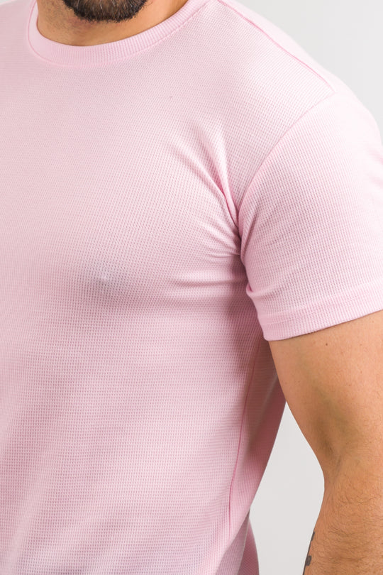 T-Shirt Text M Rosado