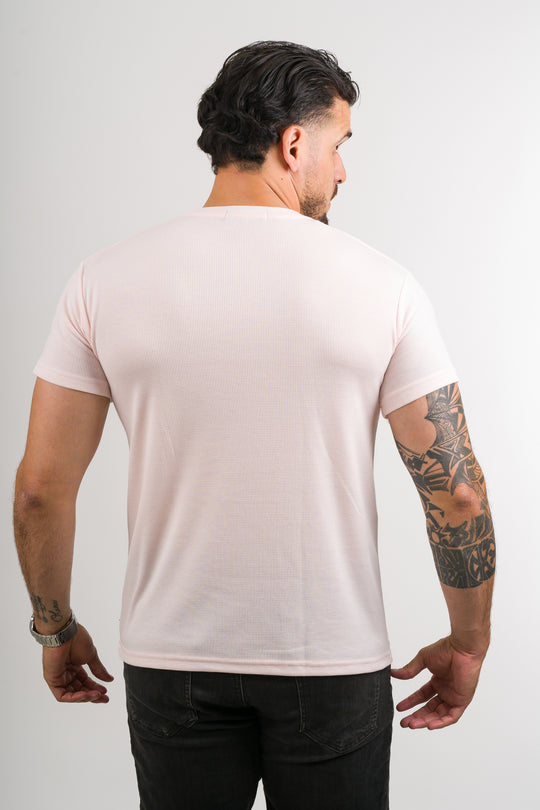 T-Shirt Text M Light Orange