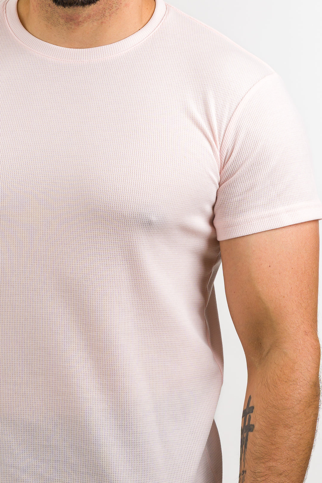 T-Shirt Text M Light Orange