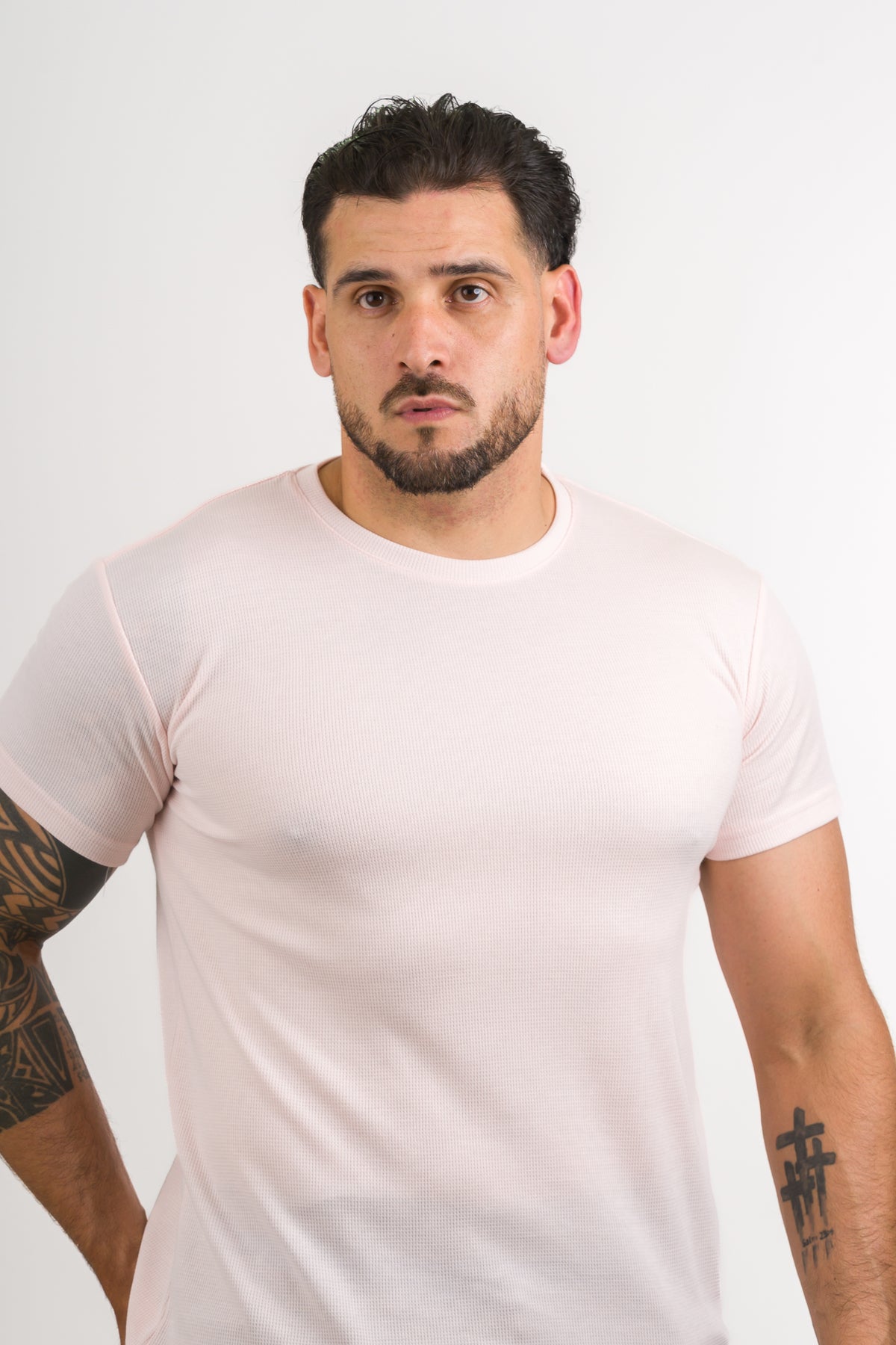 T-Shirt Text M Light Orange - Voszmen