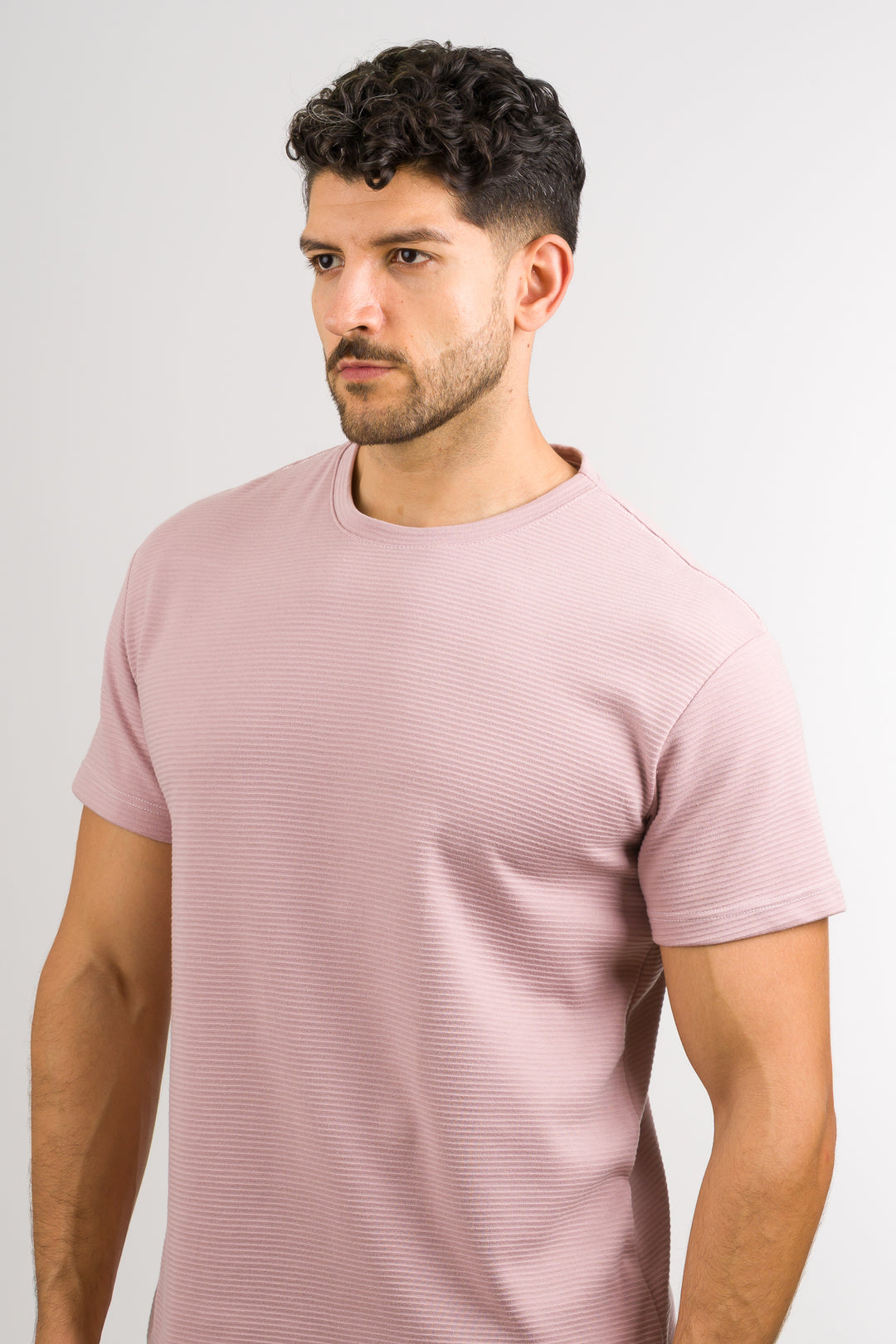 T-Shirt Text B Palo Rosa
