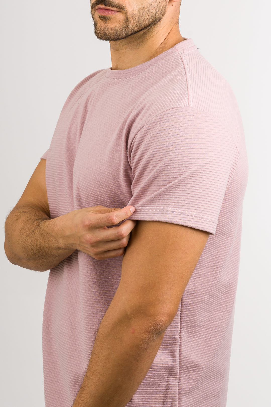 T-Shirt Text B Palo Rosa