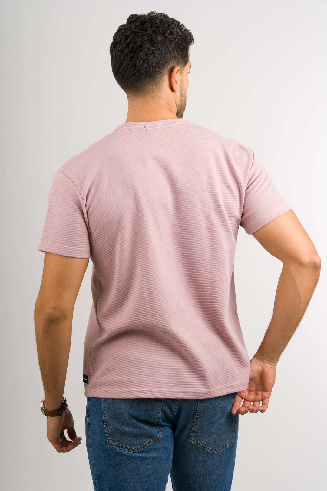 T-Shirt Text B Palo Rosa