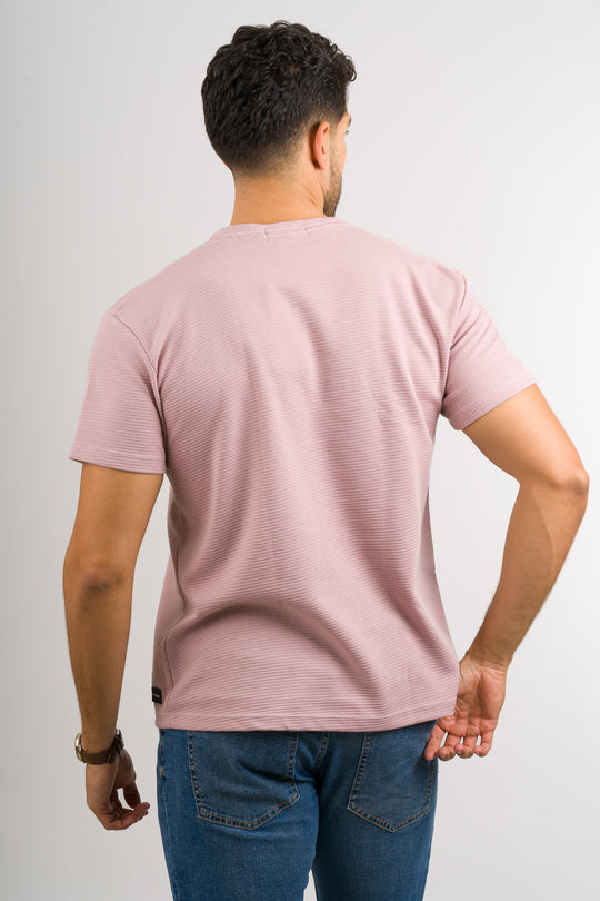 T-Shirt Text B Palo Rosa