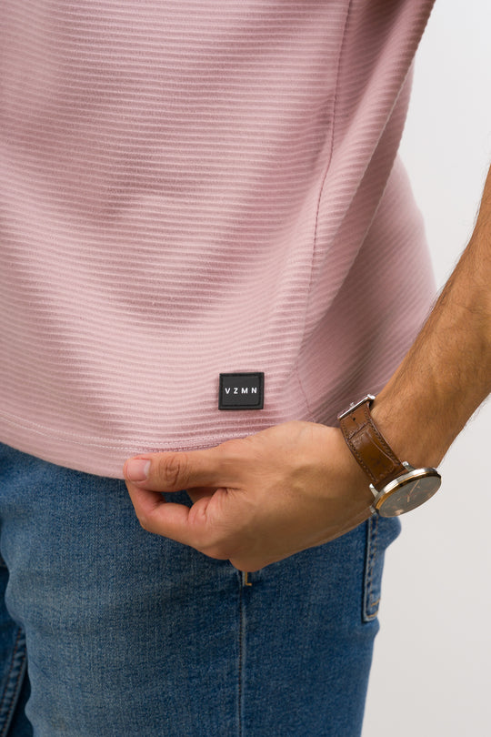 T-Shirt Text B Palo Rosa