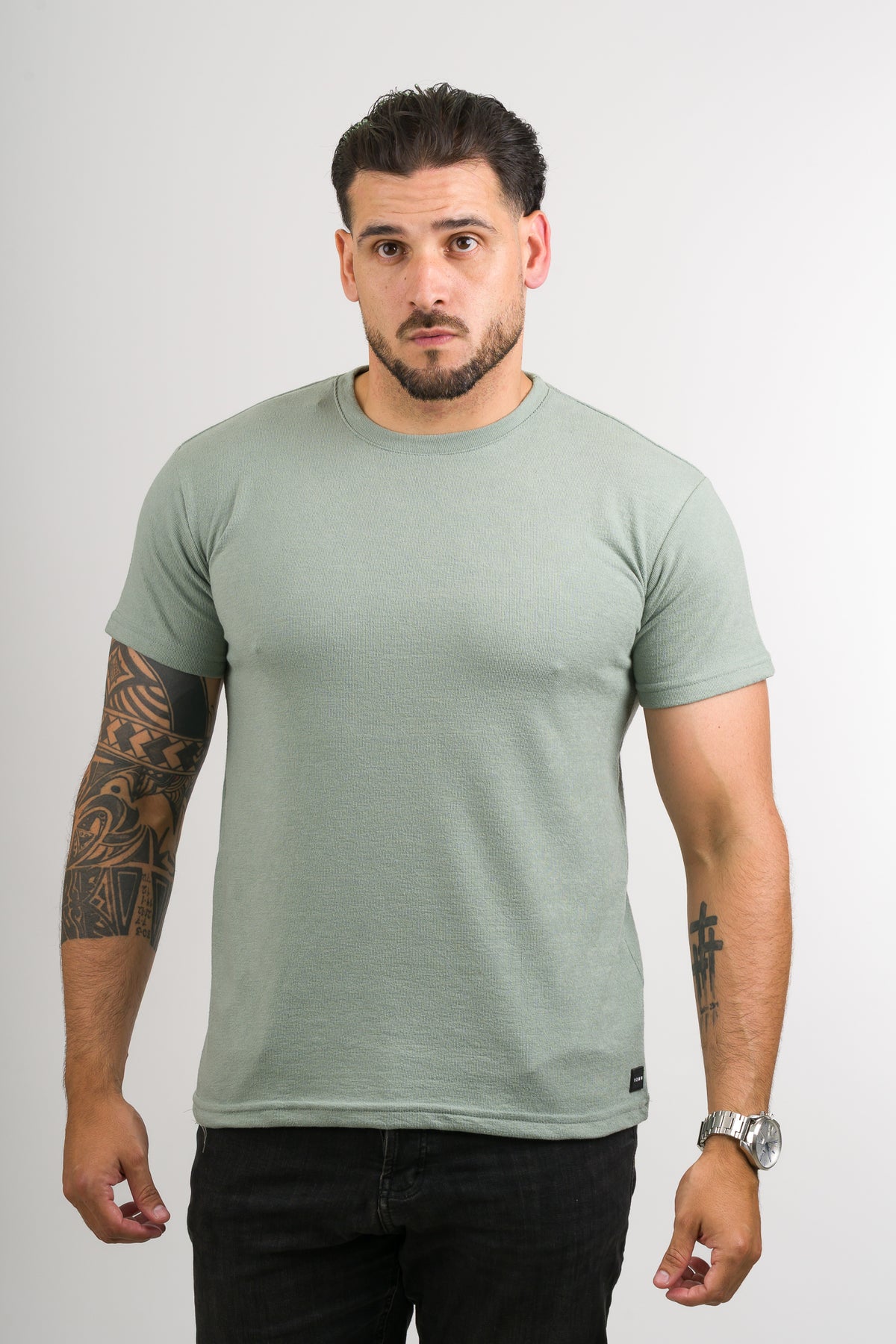 T-Shirt Text DL Verde Pastel - Voszmen