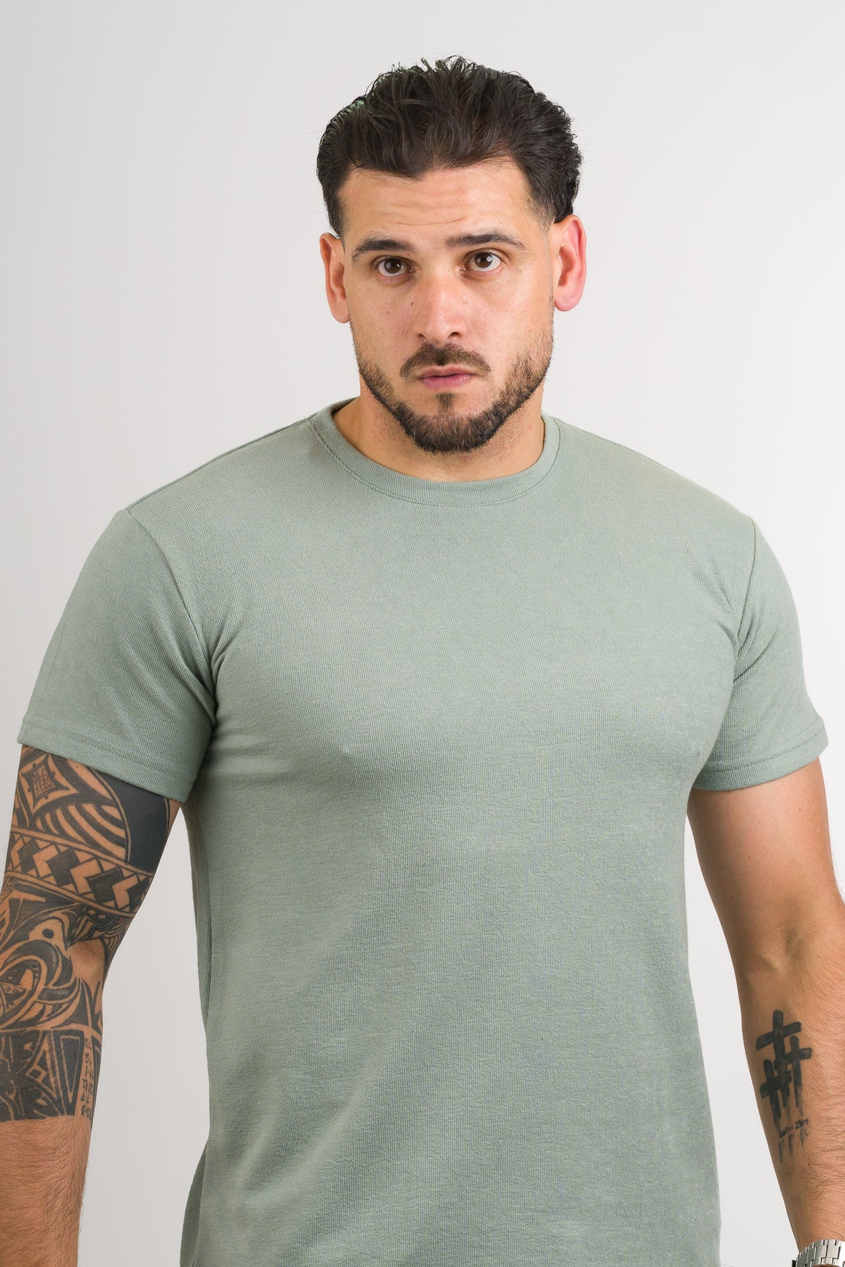 T-Shirt Text DL Verde Pastel - Voszmen
