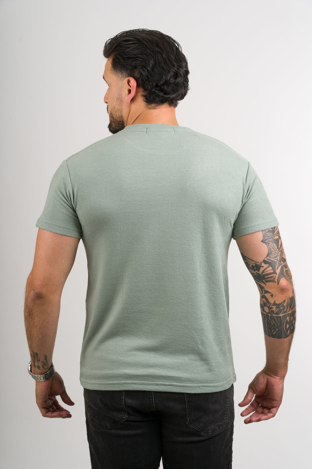 T-Shirt Text DL Verde Pastel