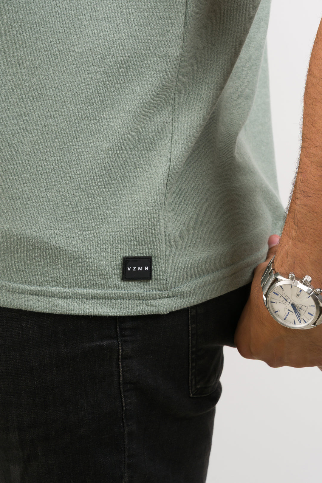 T-Shirt Text DL Verde Pastel