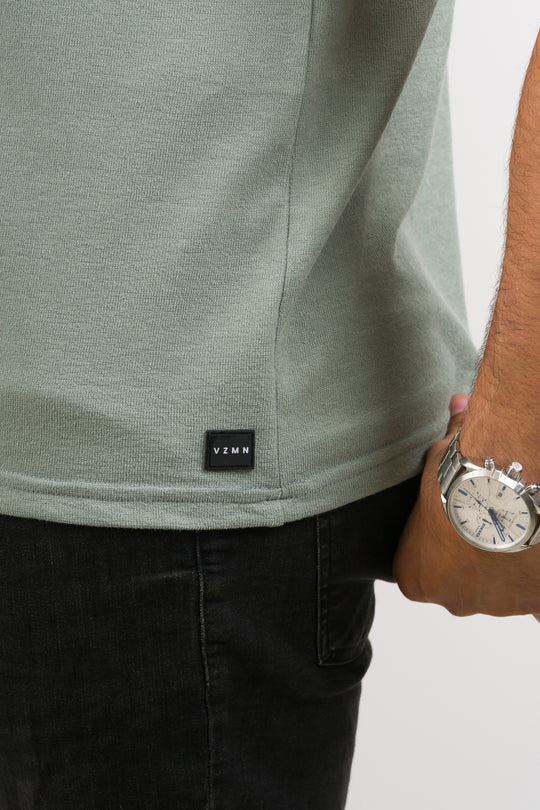 T-Shirt Text DL Verde Pastel