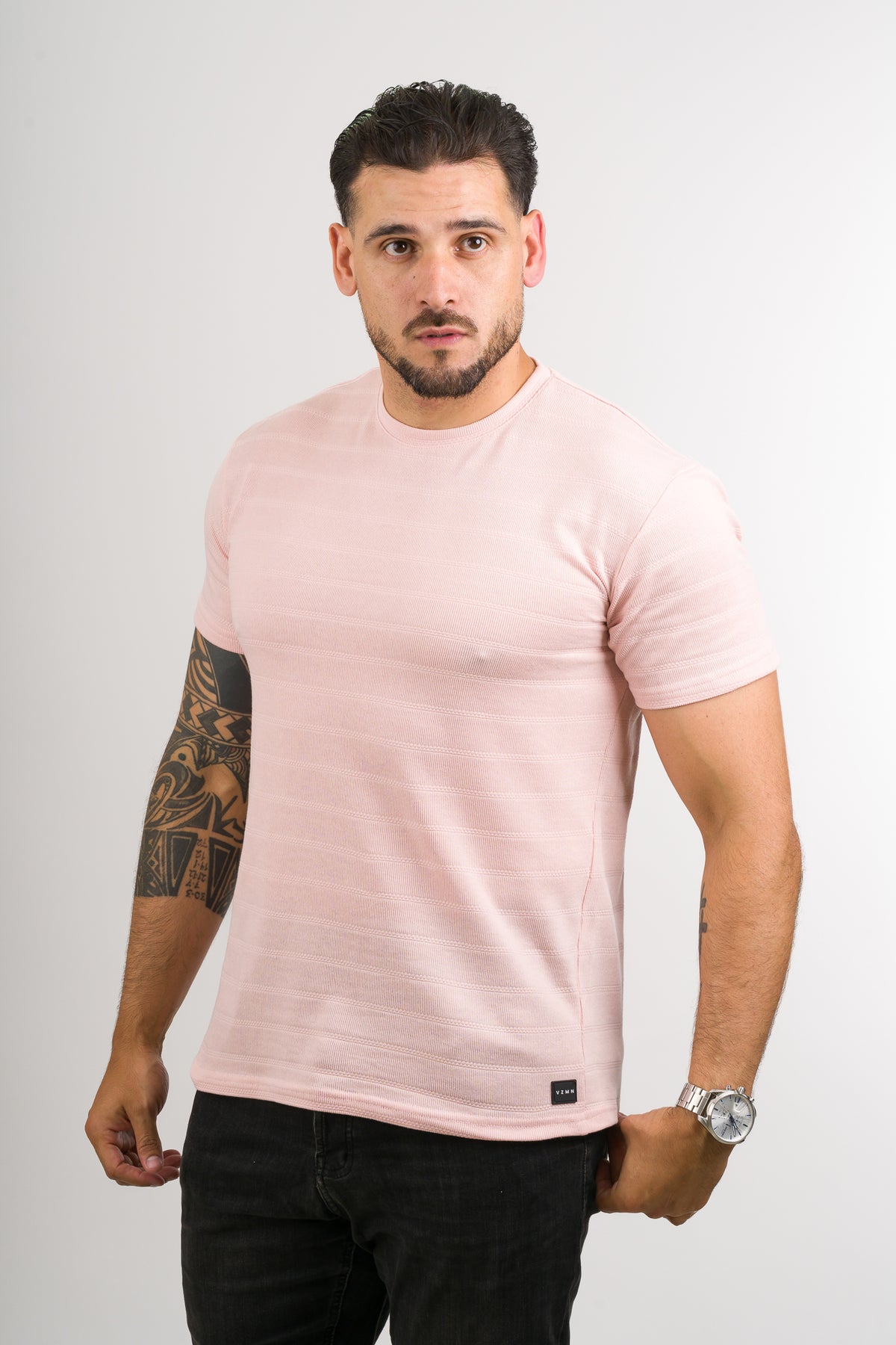 T-Shirt Text H Papaya - Voszmen