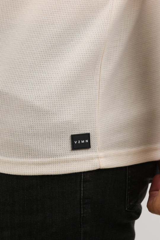 T-Shirt Text M crema