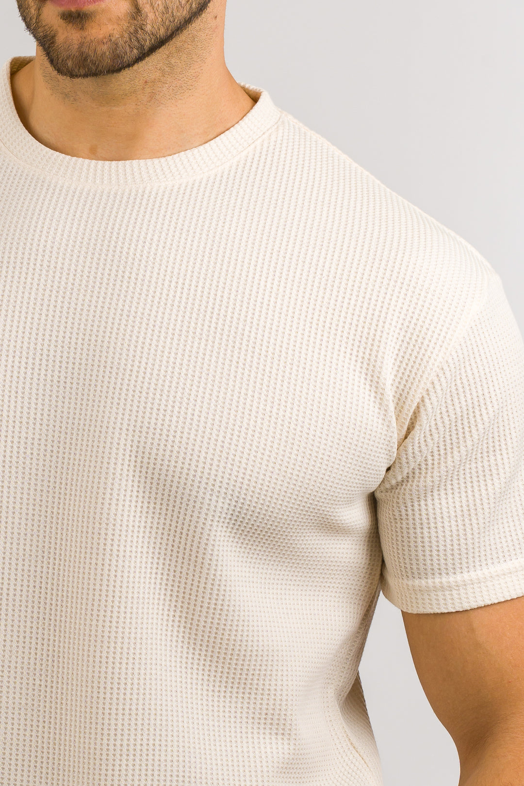 T-Shirt Text Q Crema